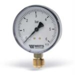 Манометр MDR 63/10 (1/4",0-10бар) (радиальный) WATTS (10007724)