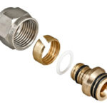 Фитинг д/присоед. МП трубы 16 (2,0) к коллектору 1/2" (VTc.710.N.1604)