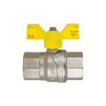 Кран газ 1/2" г/г, бабочка "FUTURGAS" (BUGATTI, Tiemme)