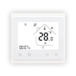 Терморегулятор сенсорный RS-001 с модулем Wi-Fi White