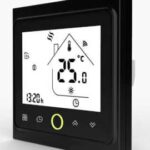Терморегулятор сенсорный RS-001 с модулем Wi-Fi Black