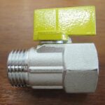 Кран газ 1/2" г/ш, ручка, мини, "FORNARA"