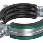 Хомут оцинкованный KSB2 с epdm M8/10  54-58мм WALRAVEN (3396058)